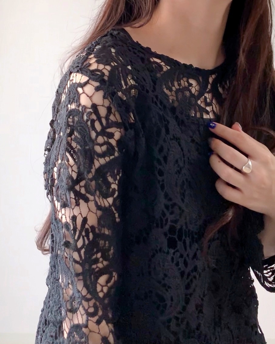 しまむらのおすすめファッションアイテム「2セット TNKレースPO +タン」