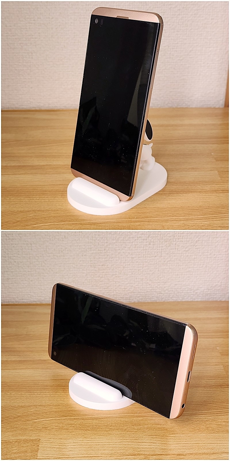 PLAZA(プラザ)のおすすめ雑貨「スヌーピー PEANUTS マスコットモバイルスタンド」