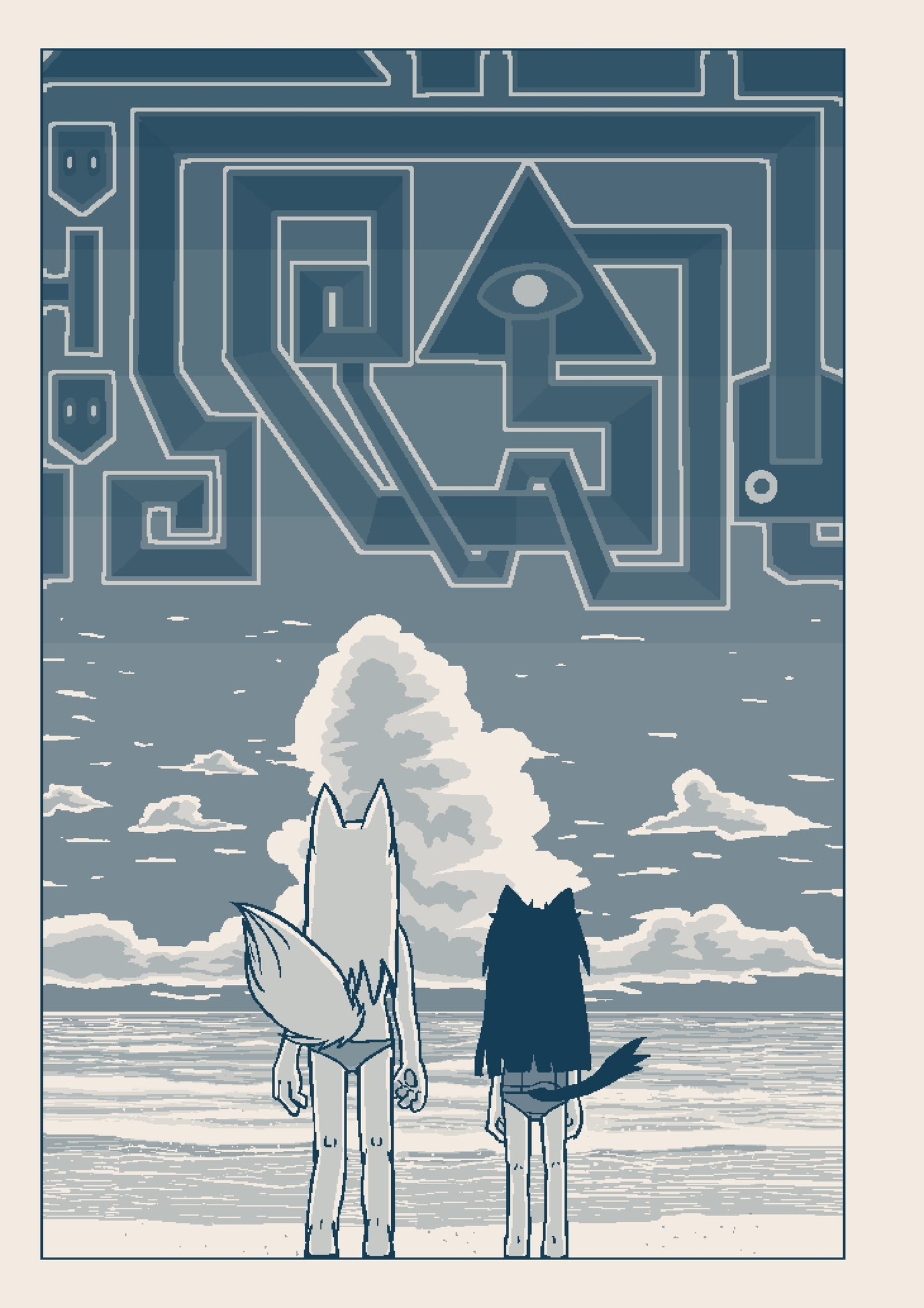 アイキ歩葉さん(@albatrus8)が投稿した漫画『地図から消された海岸』の9P目より