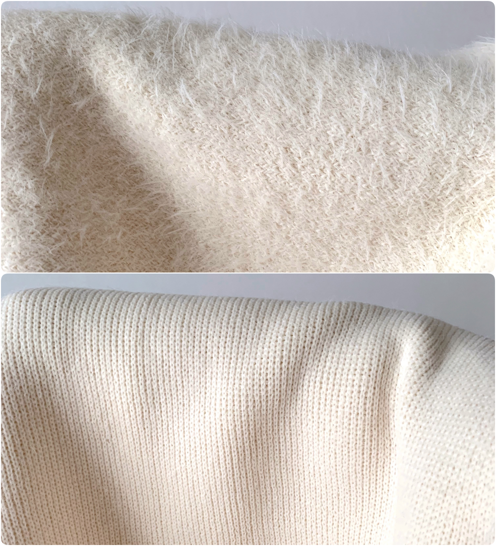 しまむらのおすすめファッションアイテム「TT*HKシャギーリボンV」