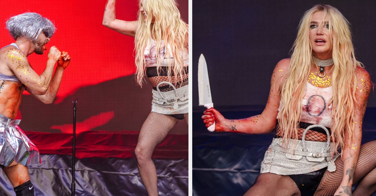 Kesha Unknowingly Received a Real Knife for Her Lollapalooza Set