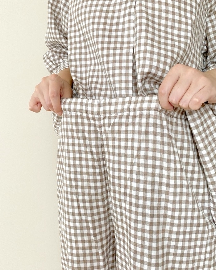 無印良品のおすすめファッションアイテム「婦人 二重ガーゼ 七分袖チュニックパジャマ」