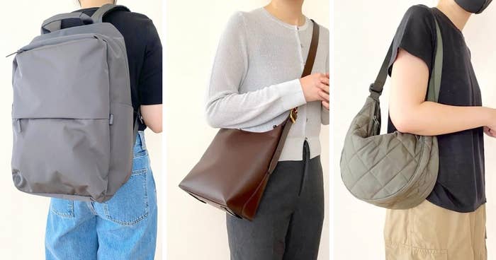 UNIQLO(ユニクロ)のおすすめファションアイテム「ファンクショナルバックパック」「レザータッチスクエアショルダーバッグ」「ラウンドショルダーバッグ/キルト」