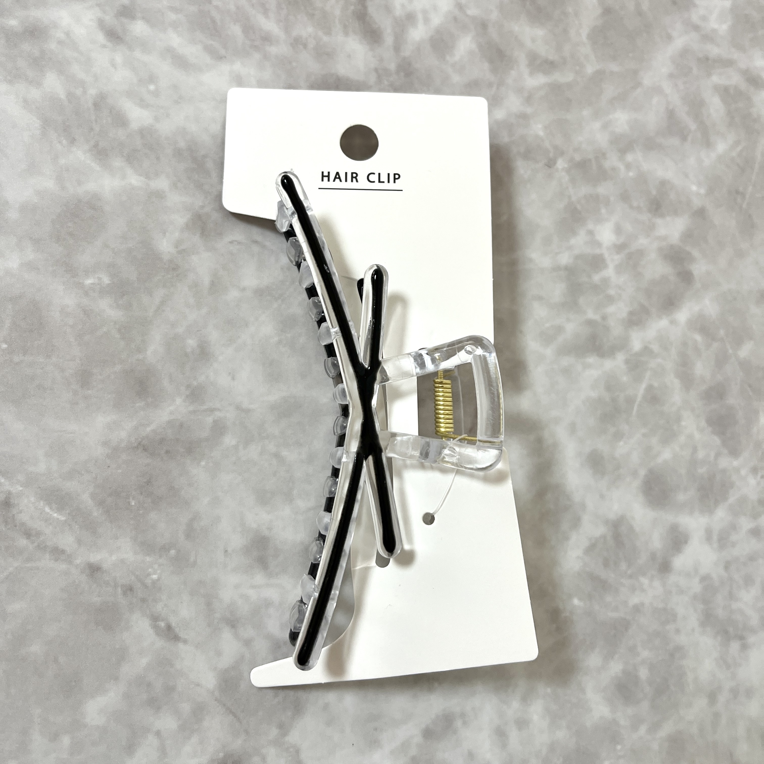 DAISO(ダイソー)の韓国っぽヘアアクセサリー「バンスクリップ(パイピング、スリムリボン)」