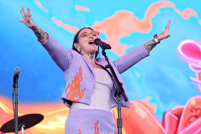 Elle King onstage
