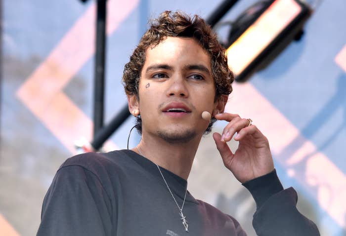 Closeup of Dominic Fike