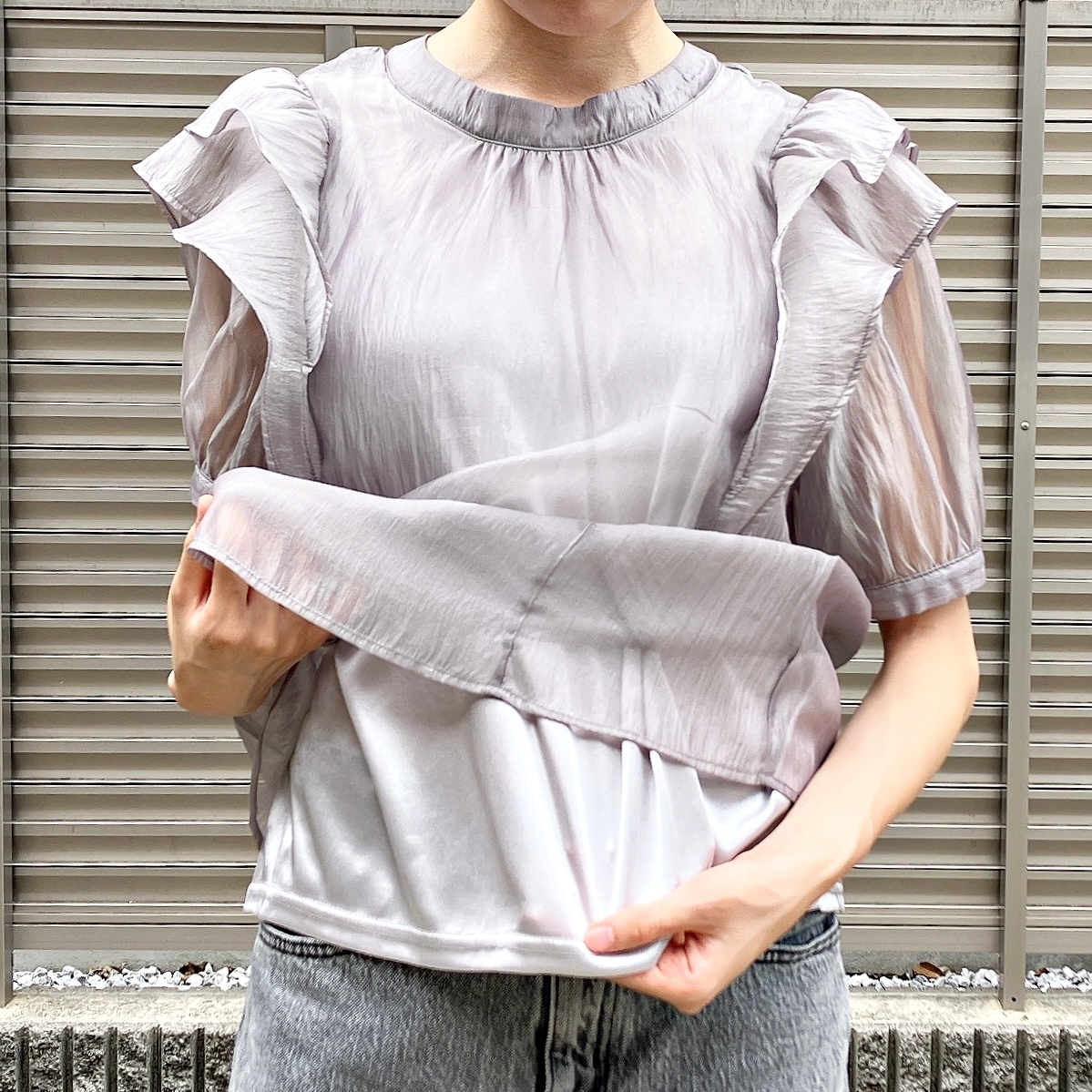 Honeys（ハニーズ）のおすすめブラウス「フリルブラウス」