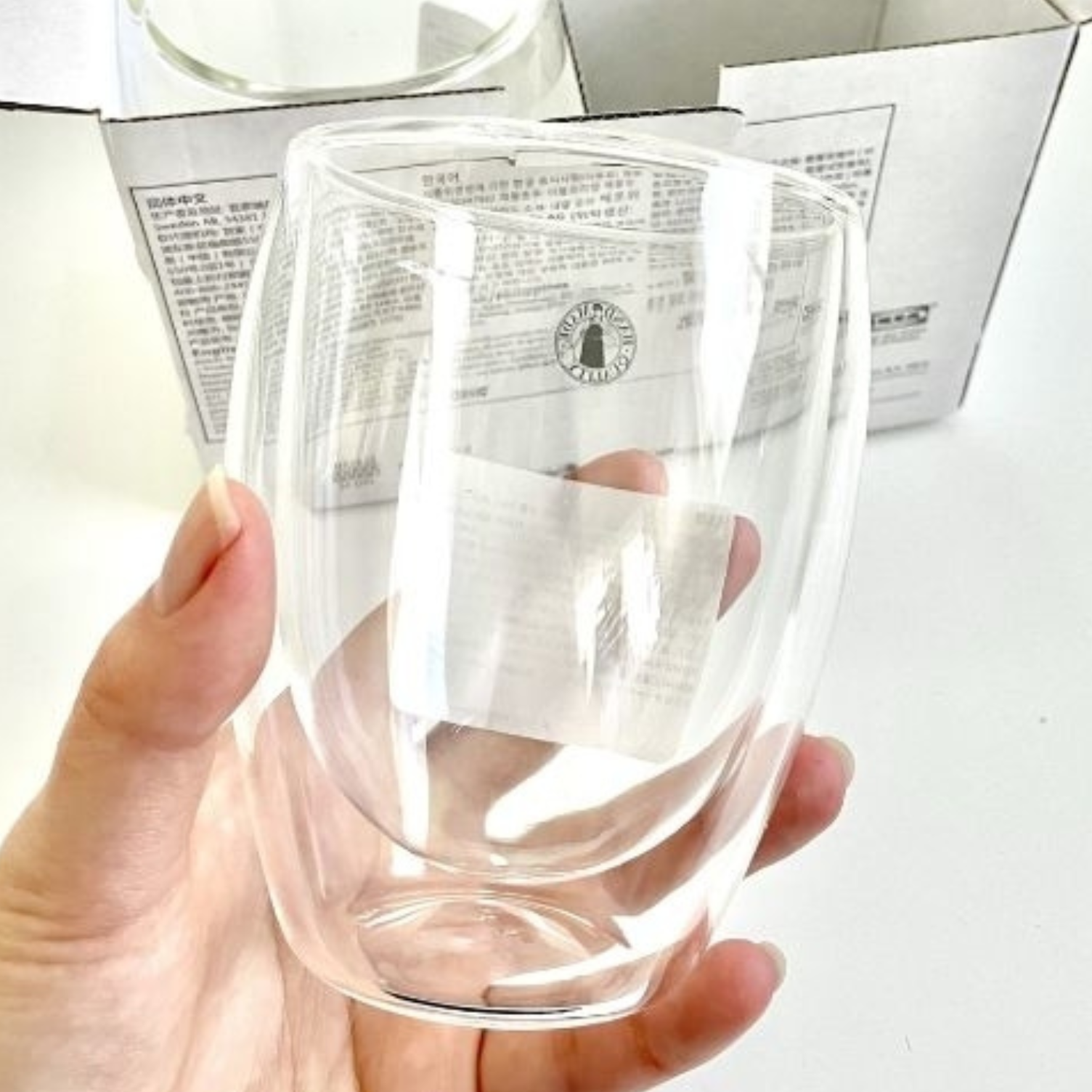 イケアのおすすめアイテム「PASSERAD パッセラド ダブルウォールグラス」