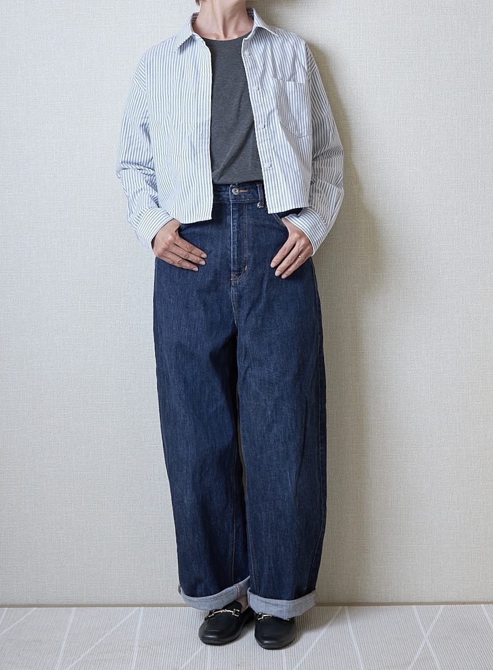 UNIQLO(ユニクロ)のおすすめファッションアイテム「ドライカラークルーネックTシャツ」のコーディネート