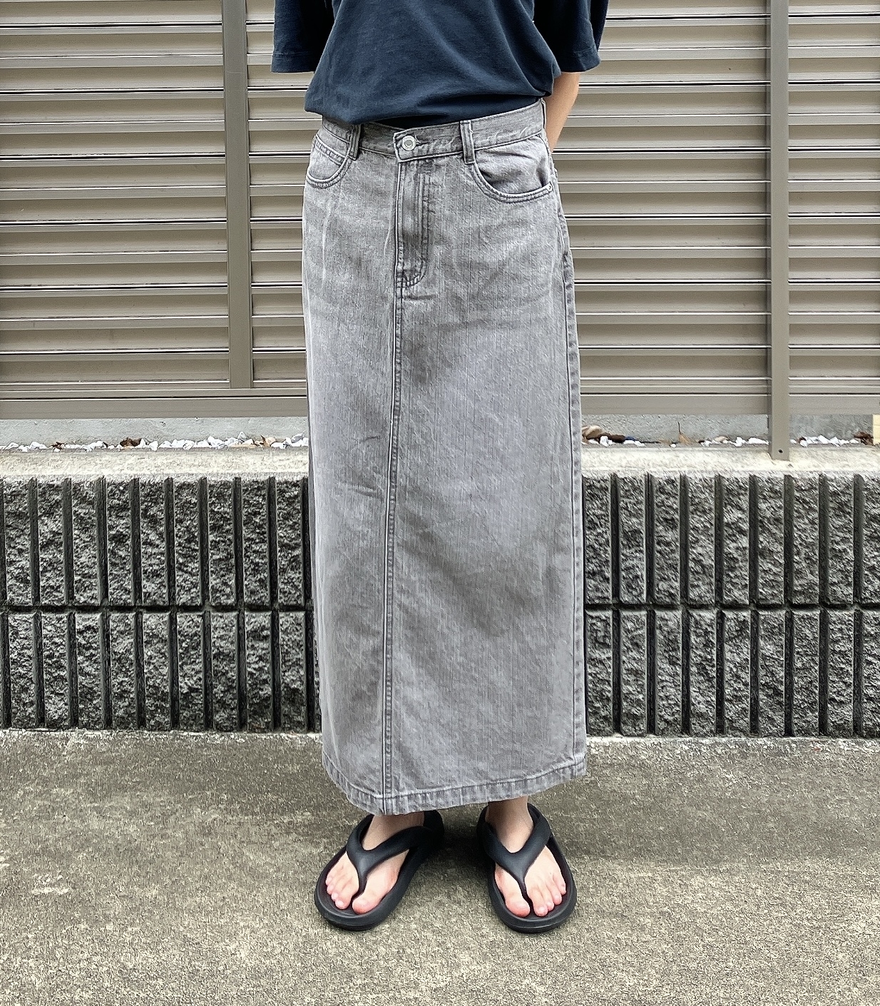 ハニーズの「古着っぽスカート」が1年中使えて最高〜！これだけ