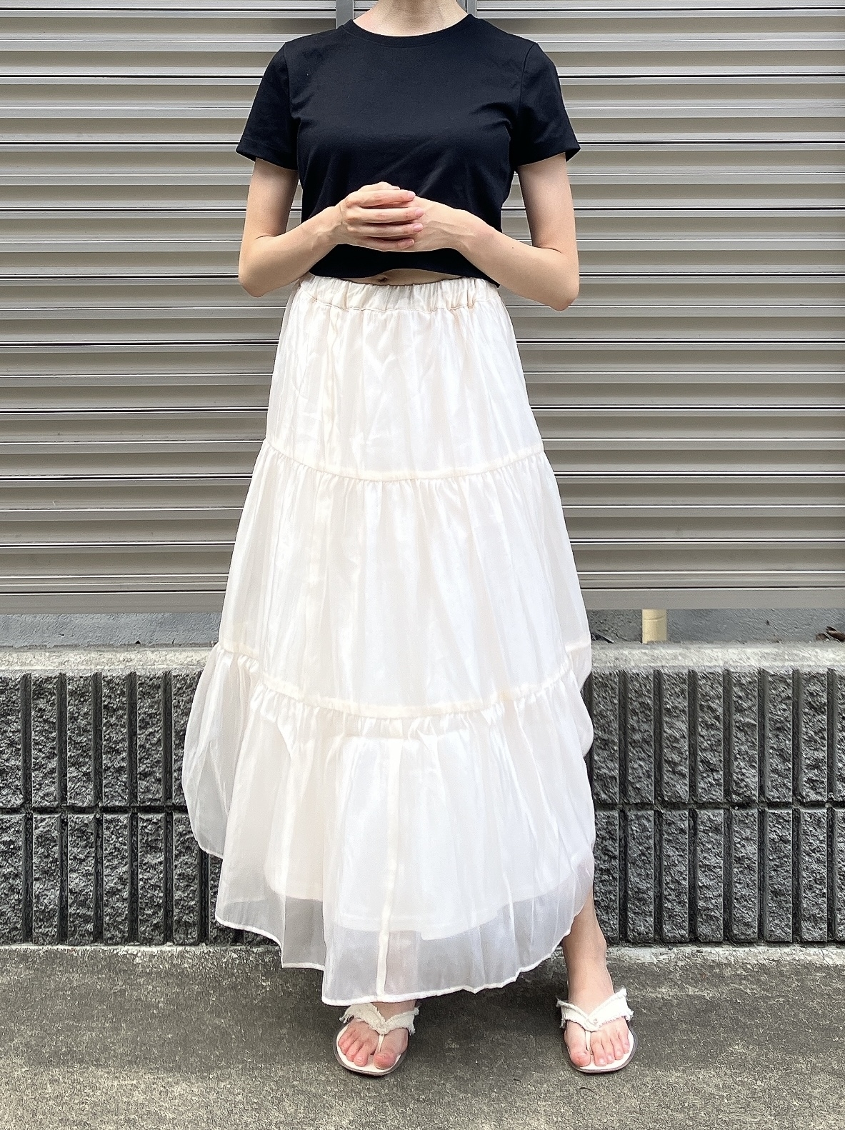 Honeys（ハニーズ）のおすすめスカート「ティアードロングスカート」