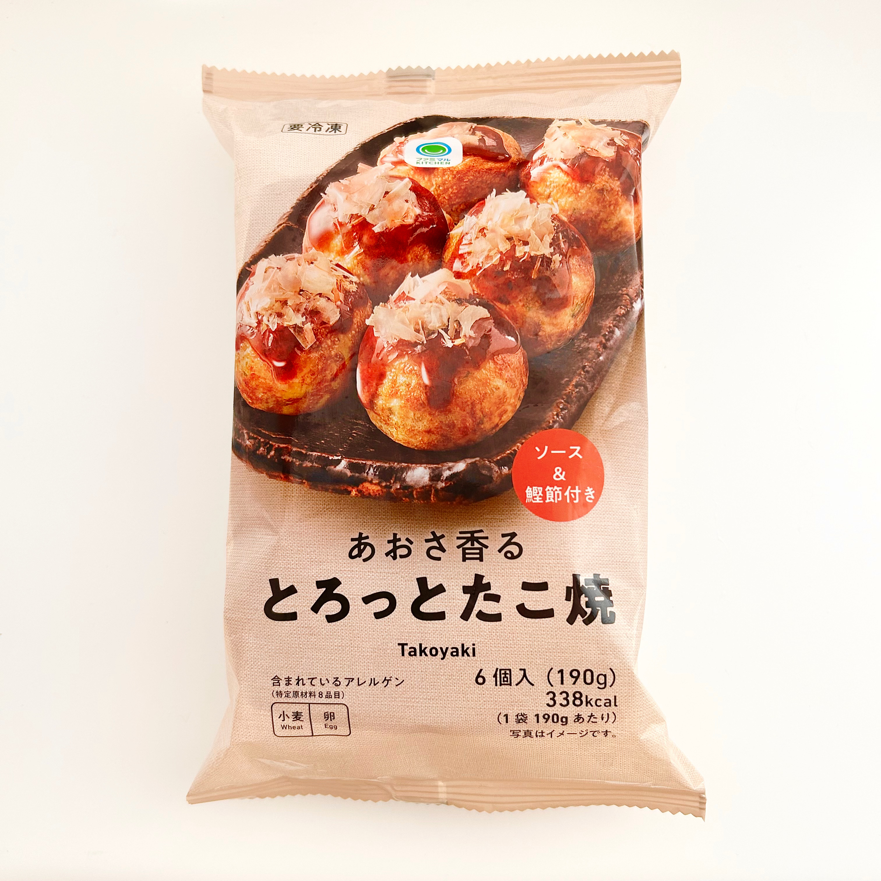 FamilyMart（ファミリーマート）の激ウマおかず「あおさ香るとろっとたこ焼」