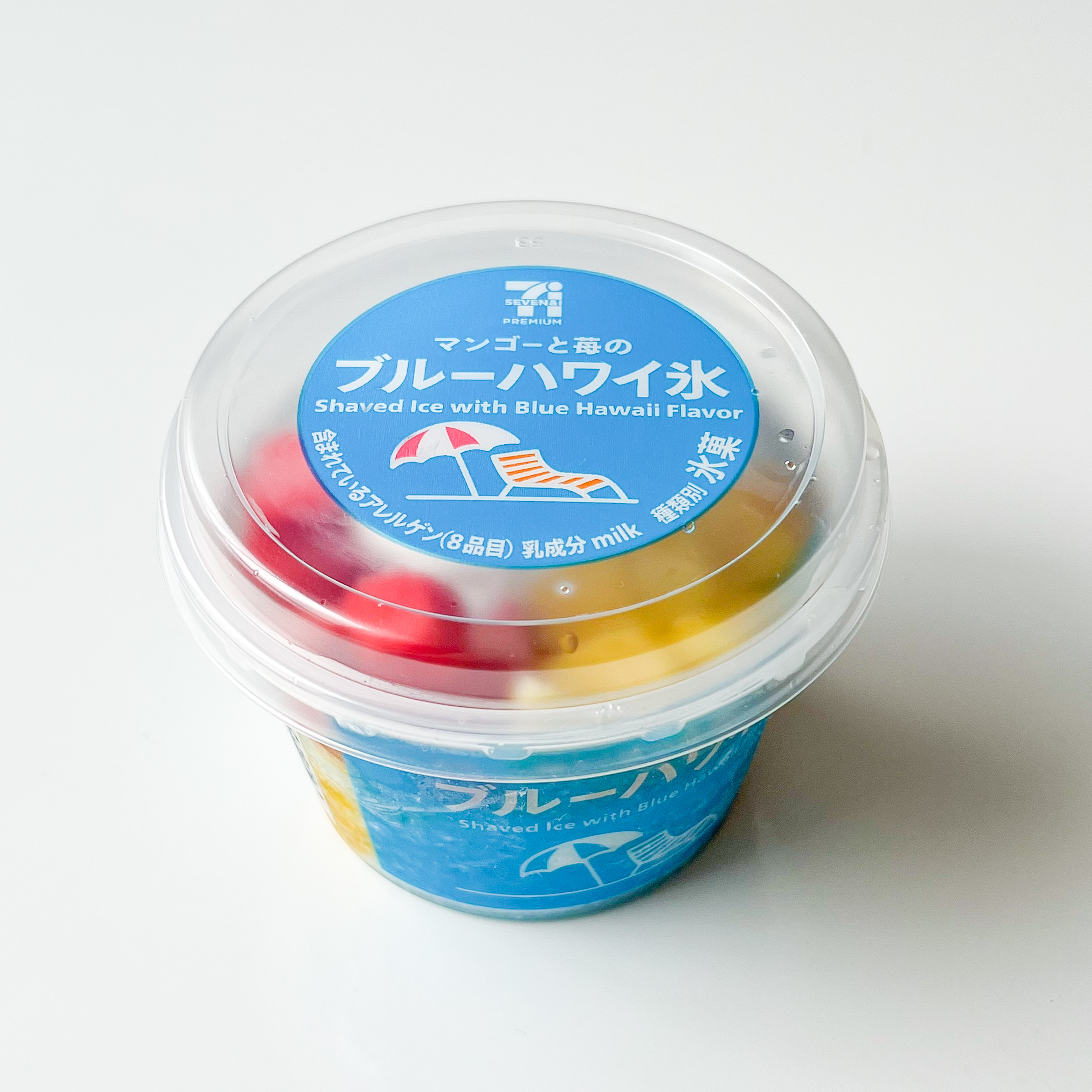 セブン-イレブンのおすすめアイス「マンゴーと苺のブルーハワイ氷」