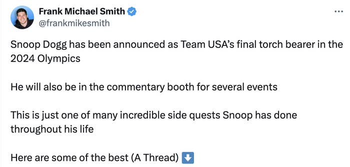 Screenshot of a tweet