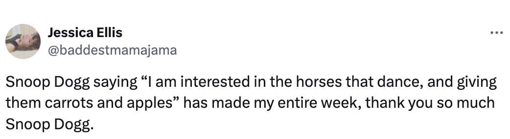 Screenshot of a tweet