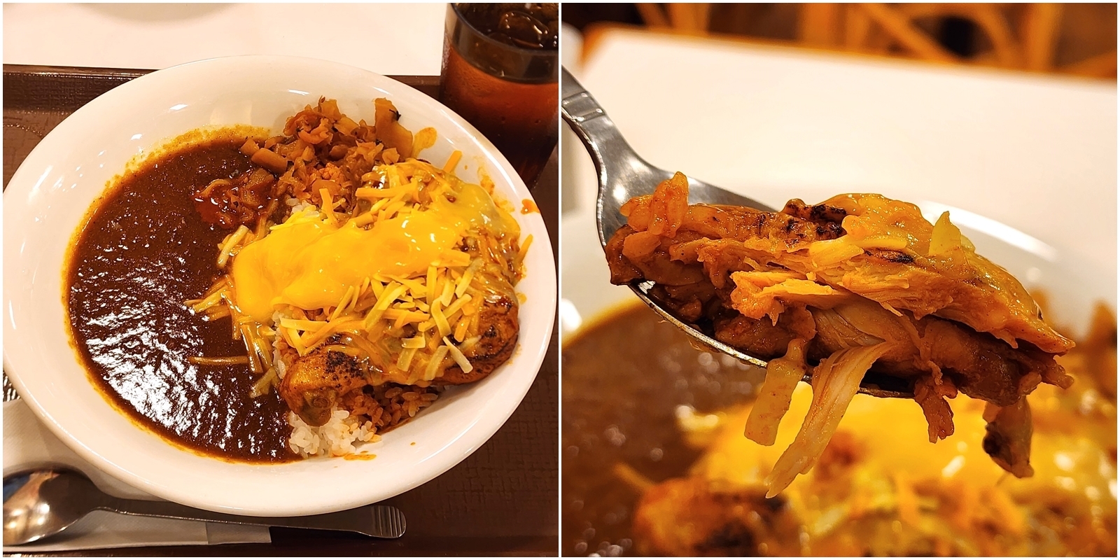 すき家のおすすめフード「チーズタンドリーチキンカレー」