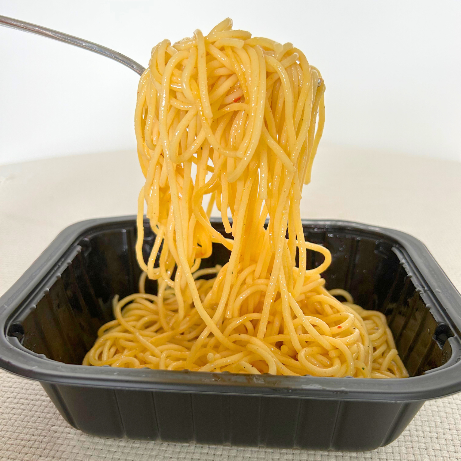 セブンのおすすめフード「7プレミアム 大盛ペペロンチーノ」