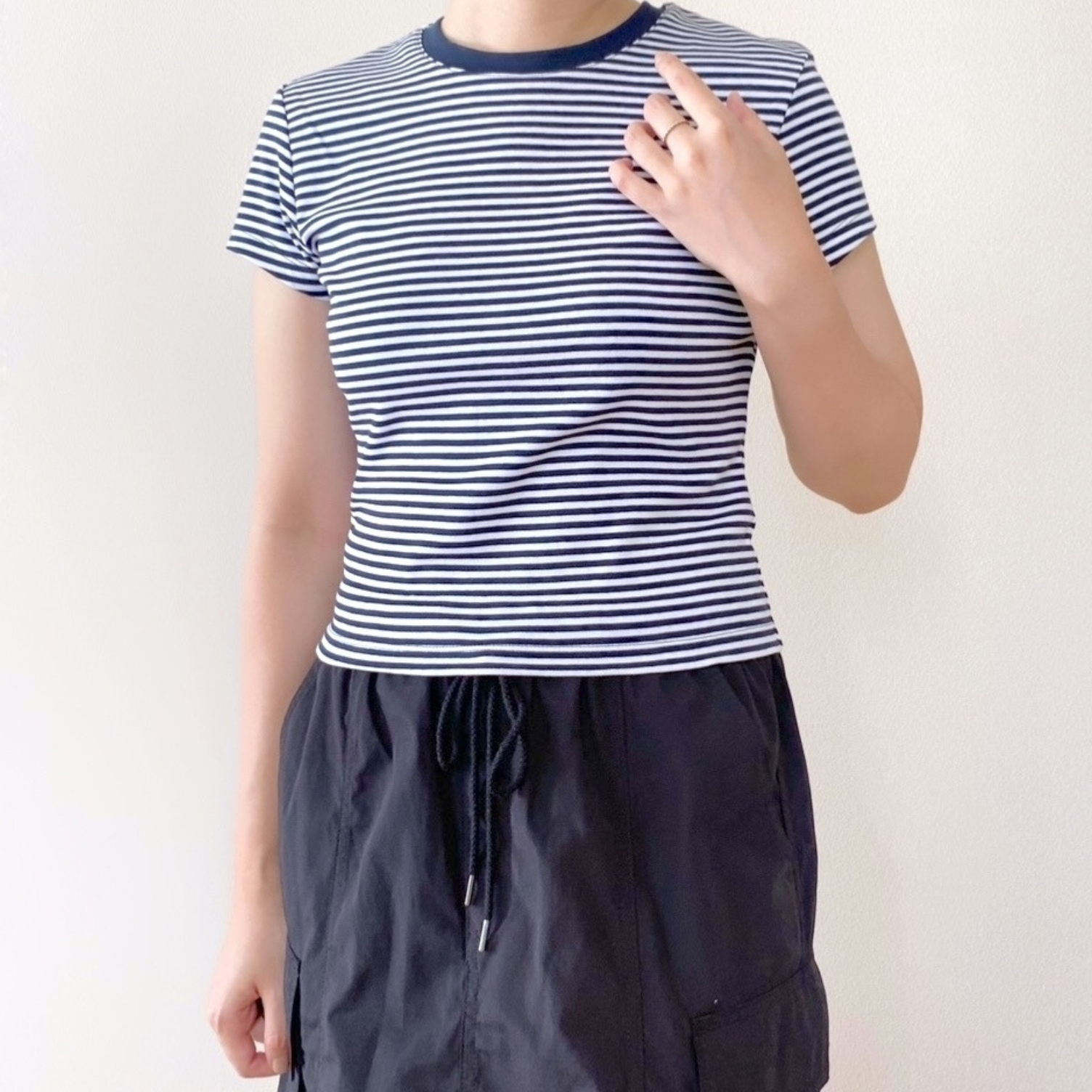 ユニクロのおすすめアイテム「ミニボーダーT」