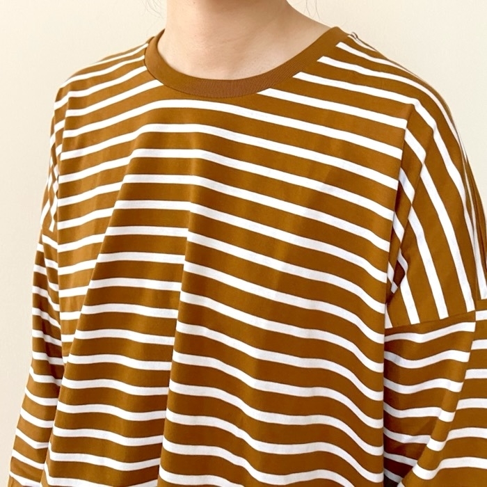 UNIQLO（ユニクロ）のおすすめファッションアイテム「スムースコットンリラックスボーダーT」