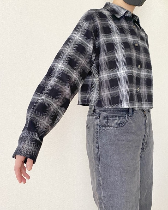 GU（ジーユー）のおすすめファッションアイテム「フランネルショートシャツ」