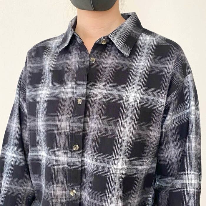 GU(ジーユー)のおすすめファッションアイテム「フランネルショートシャツ」