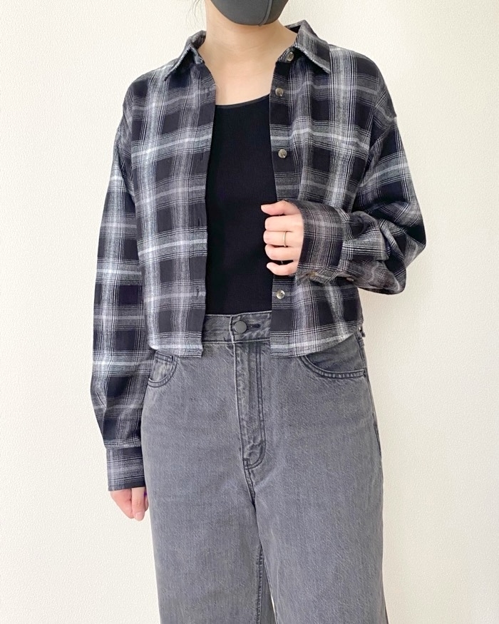 GU（ジーユー）のおすすめファッションアイテム「フランネルショートシャツ」