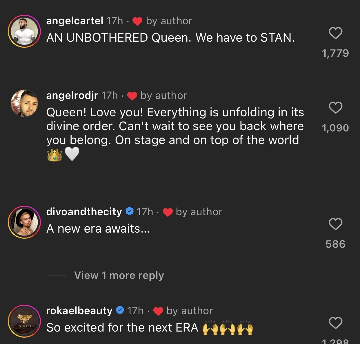 Social media posts praising someone for their achievements and expressing excitement for their future endeavors