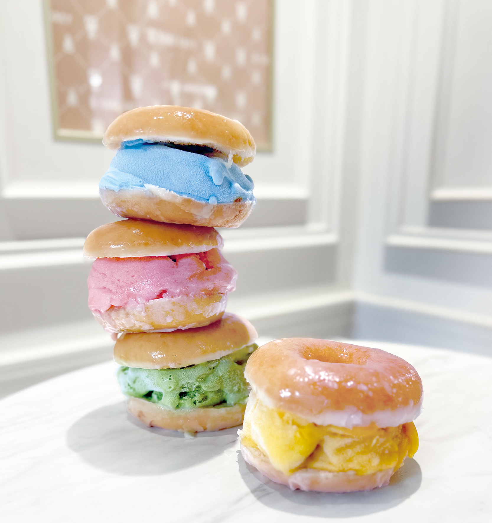 「&amp;amp; Earl Grey（アンドアールグレイ）」ドーナツジェラート 660円 プレスリリースより