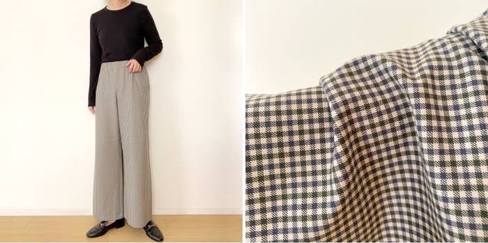 ユニクロC】これ買って大正解！チェック柄がカワイイ「ゆったり 