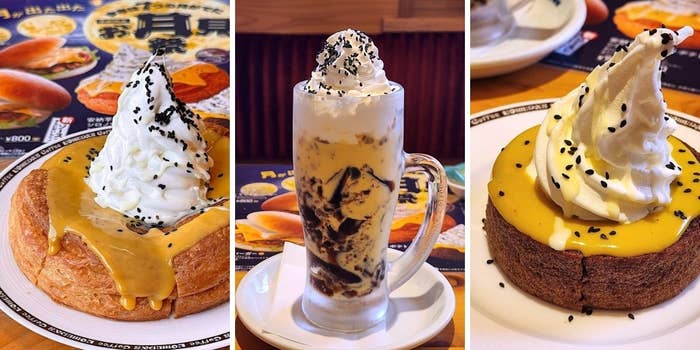 コメダ珈琲店のおすすめ期間限定スイーツ「安納芋のスイートポテト シロノワール」「安納芋のスイートポテト ジェリコ」「安納芋のスイートポテト クロネージュ」