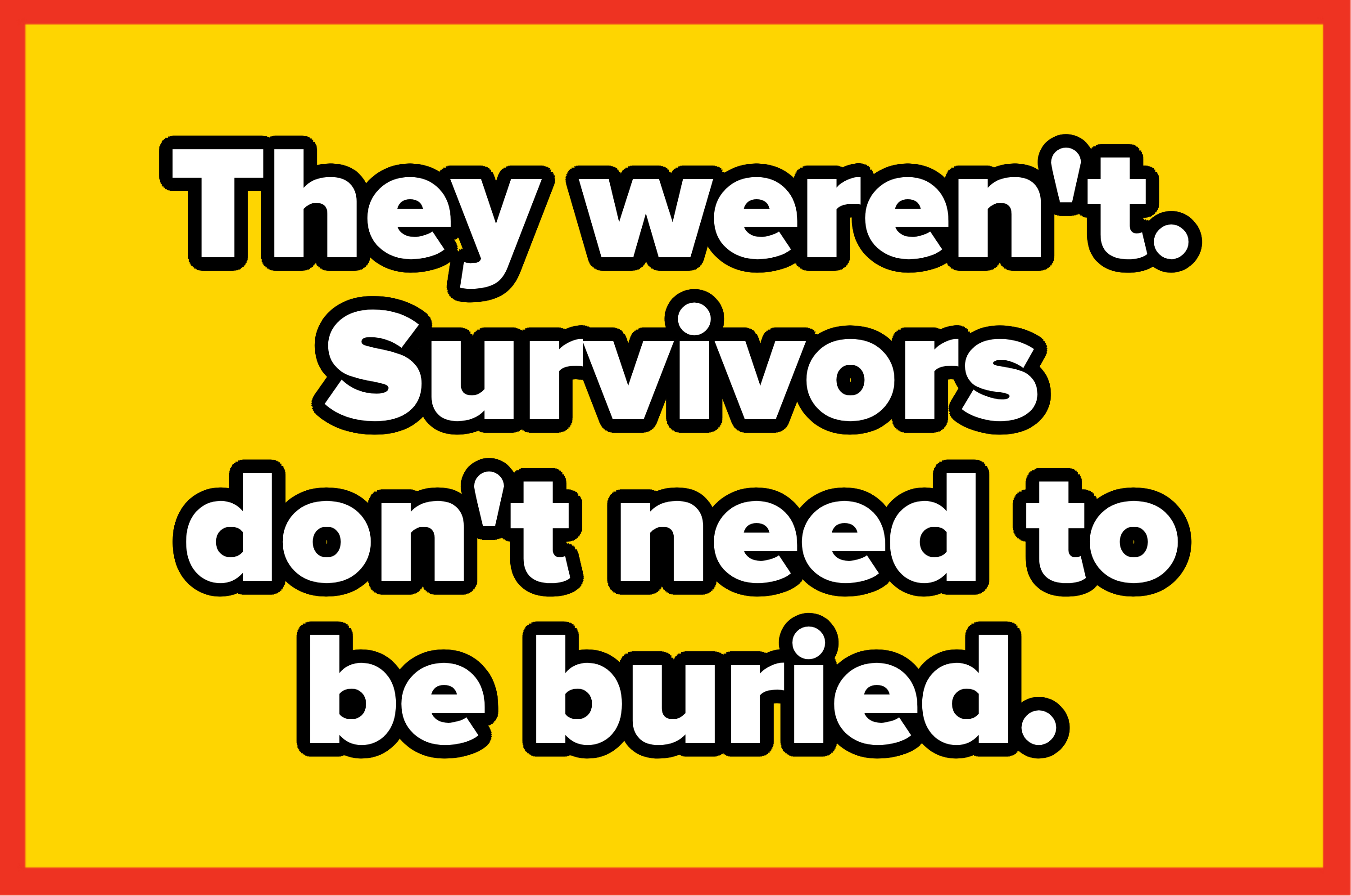 Solid yellow rectangle with a red border