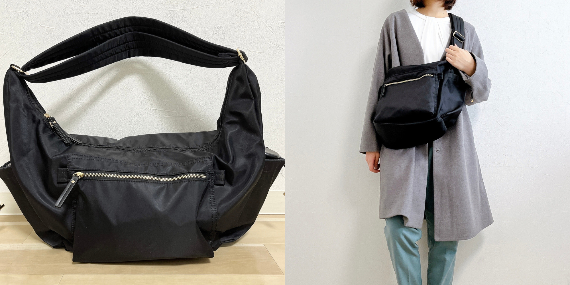 グローバルワークの「大容量バッグ」が軽くて楽ちん！ポケットが