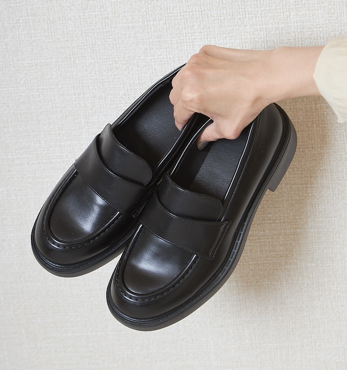 GU（ジーユー）のおすすめ秋物シューズ「ローファー+E」