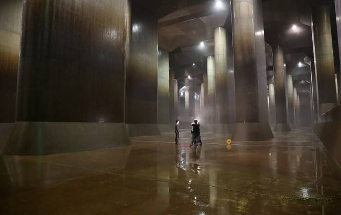 調圧水槽の写真(時事通信より)
