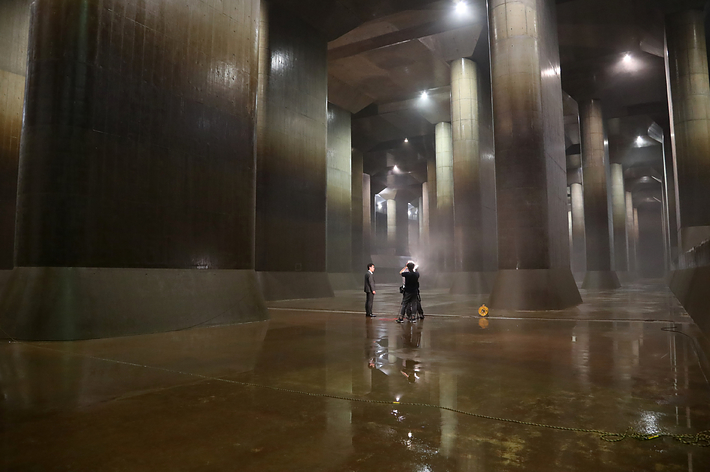 調圧水槽の写真(時事通信より)