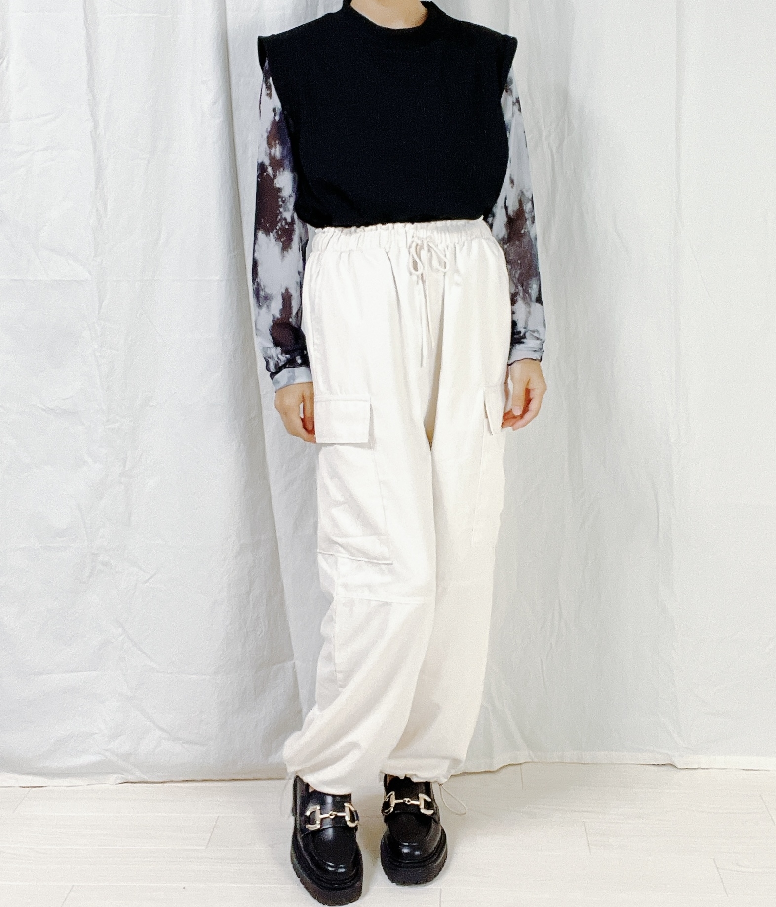 しまむらのオススメのトップス「テレコドッキングシアーPO」