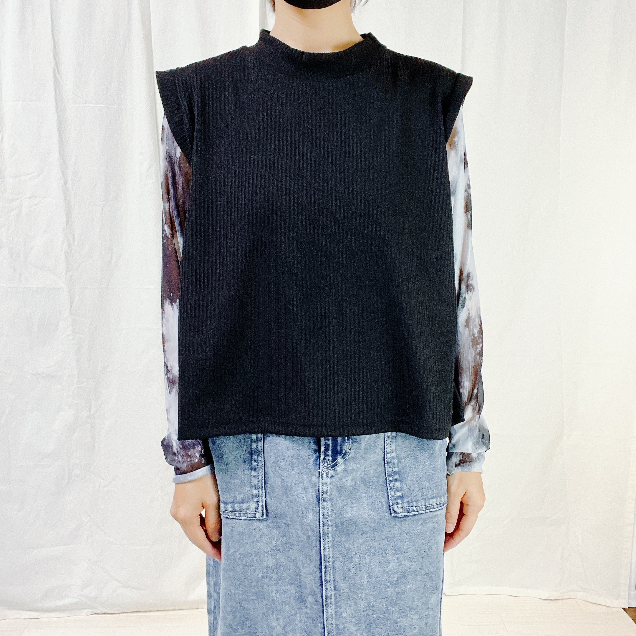 しまむらのオススメのトップス「テレコドッキングシアーPO」