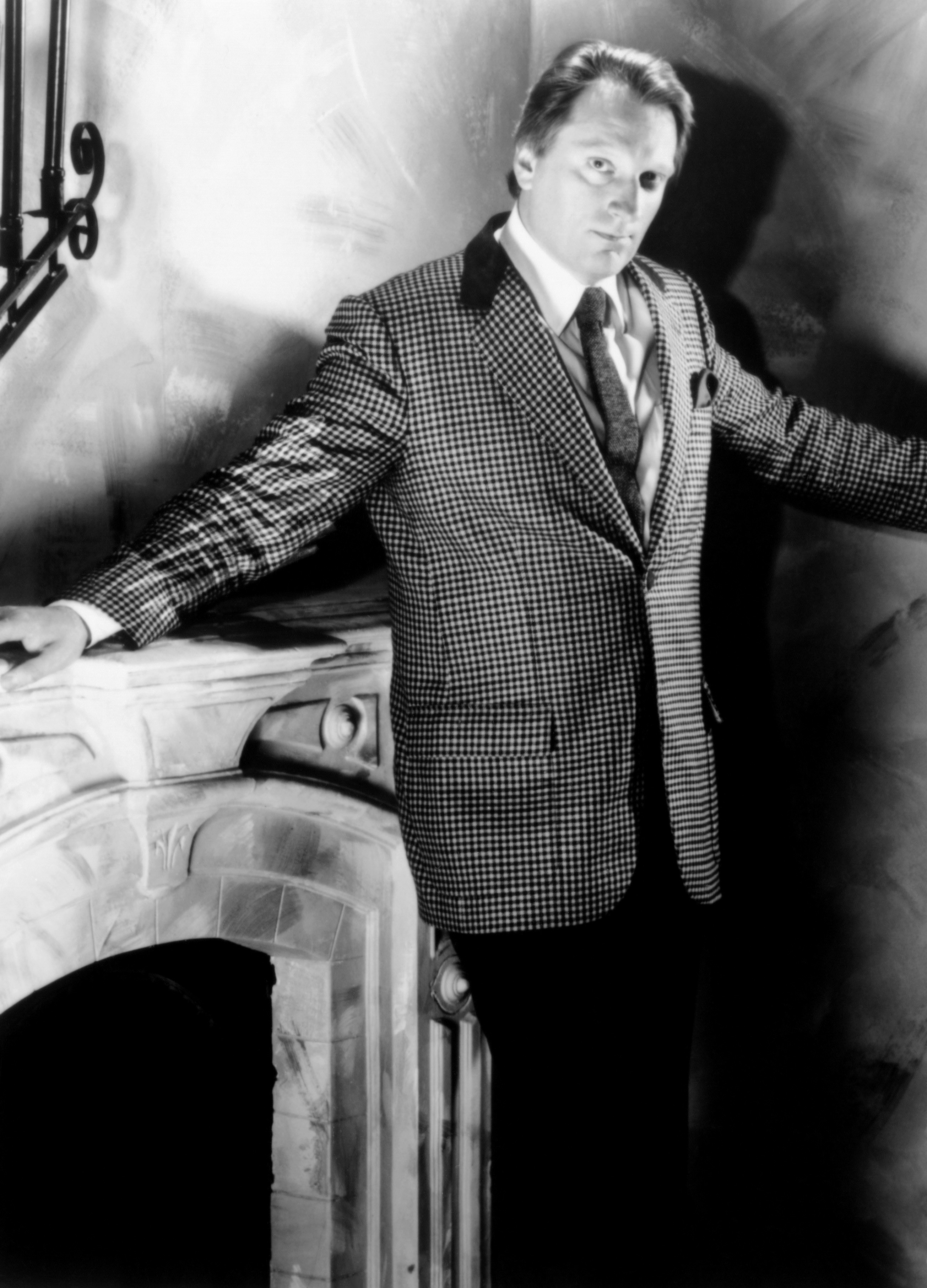 Jeffrey Jones in a suit and tie in "Beetlejuice"