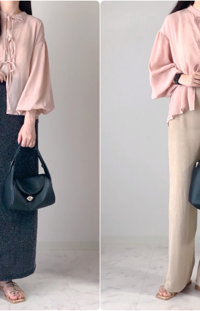 しまむらのおすすめアイテム「HKバルーンSLマエリボン」