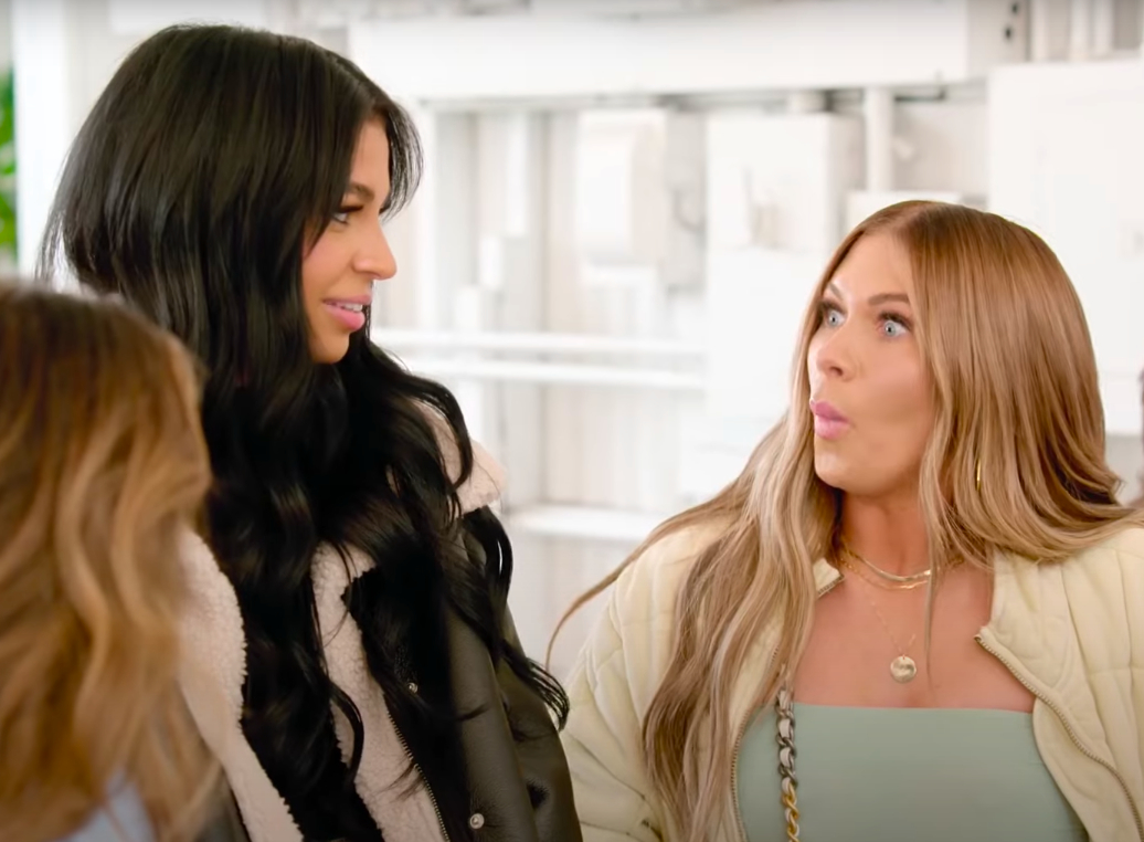 Cast of Secret Lives Of Mormon Wives in shock at a baby shower