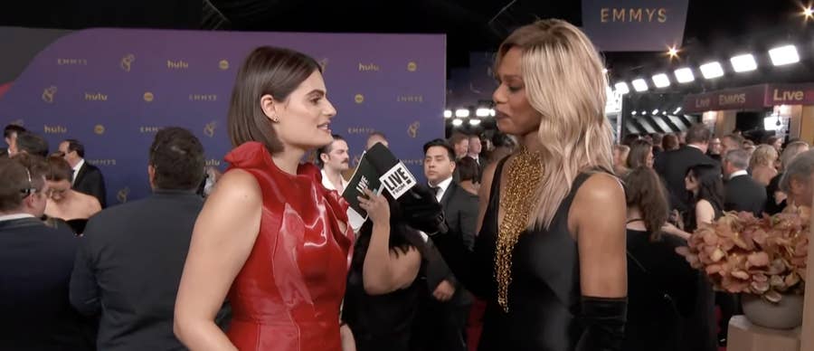 Laverne Cox Tears Up Interviewing Nava Mau About Historic Emmy Nomination