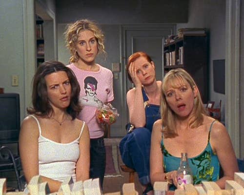 Kristin Davis, Sarah Jessica Parker, Cynthia Nixon, and Kim Cattrall in "Sex and the City"