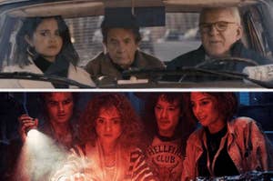 The cast of "Only Murders in the Building" and the cast of "Stranger Things"