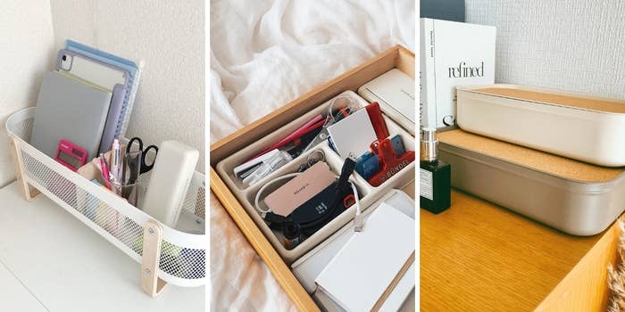 IKEA（イケア）のおすすめ雑貨「RISATORP リーサトルプ デスクオーガナイザー」「HÖNSNÄT ホーンスネートケーブルオーガナイザー 引き出し用」「HARVMATTA ハルヴマッタ」