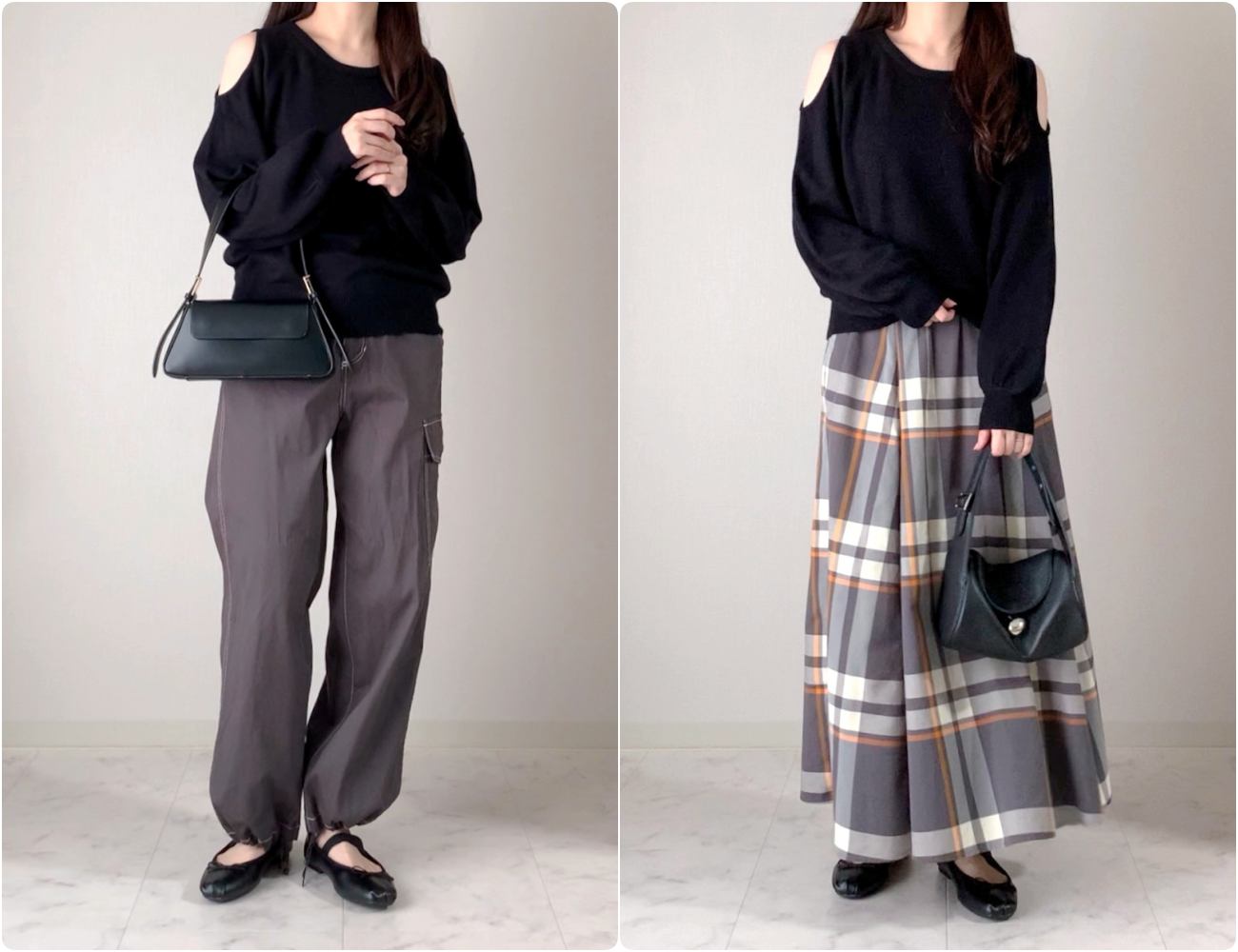 しまむらのおすすめファッションアイテム「MANオープンショルダーPO」のコーディネート