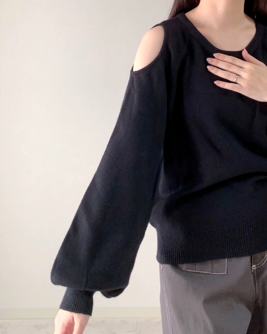 しまむらのおすすめファッションアイテム「MANオープンショルダーPO」