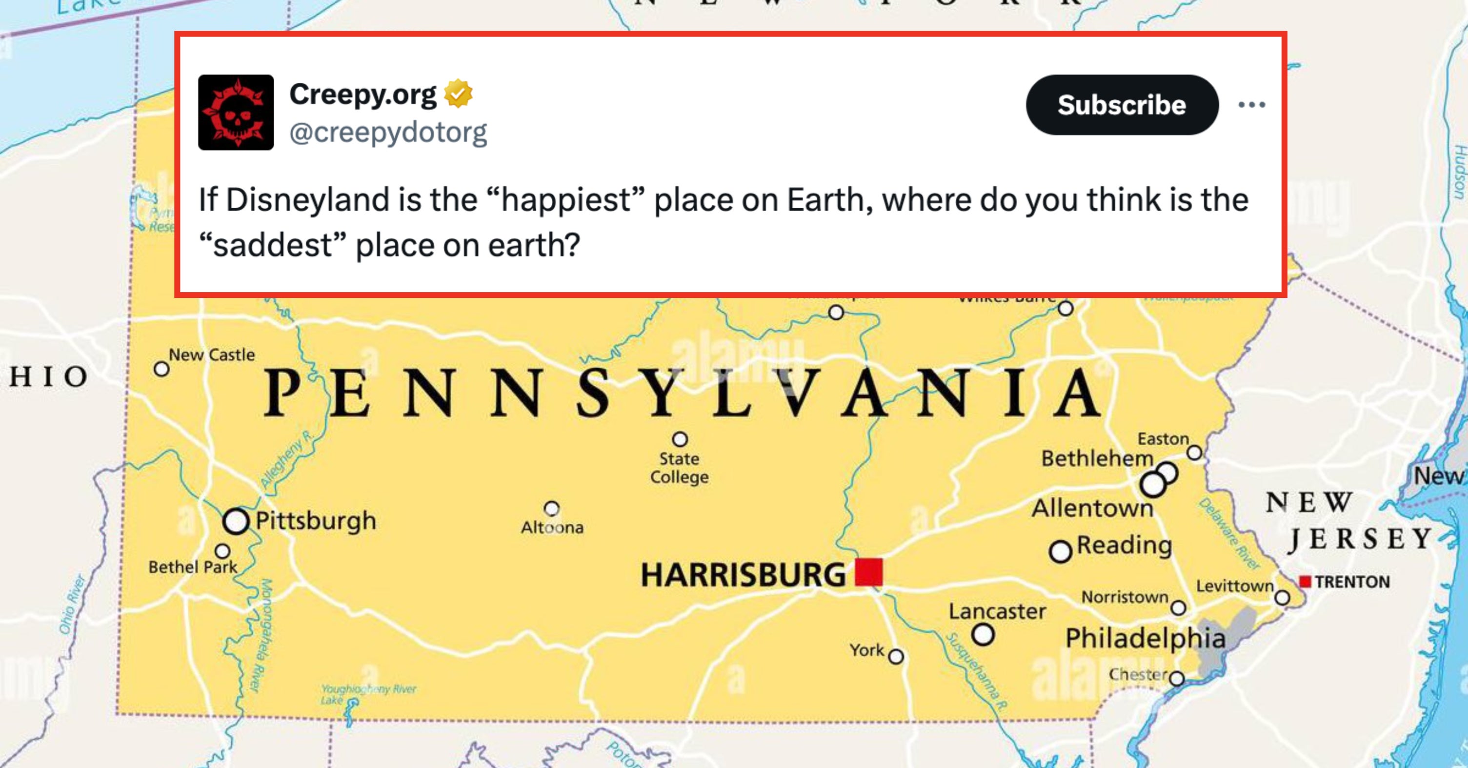The State Of New Jersey Just Reignited Their Feud With Pennsylvania With This Post On Twitter