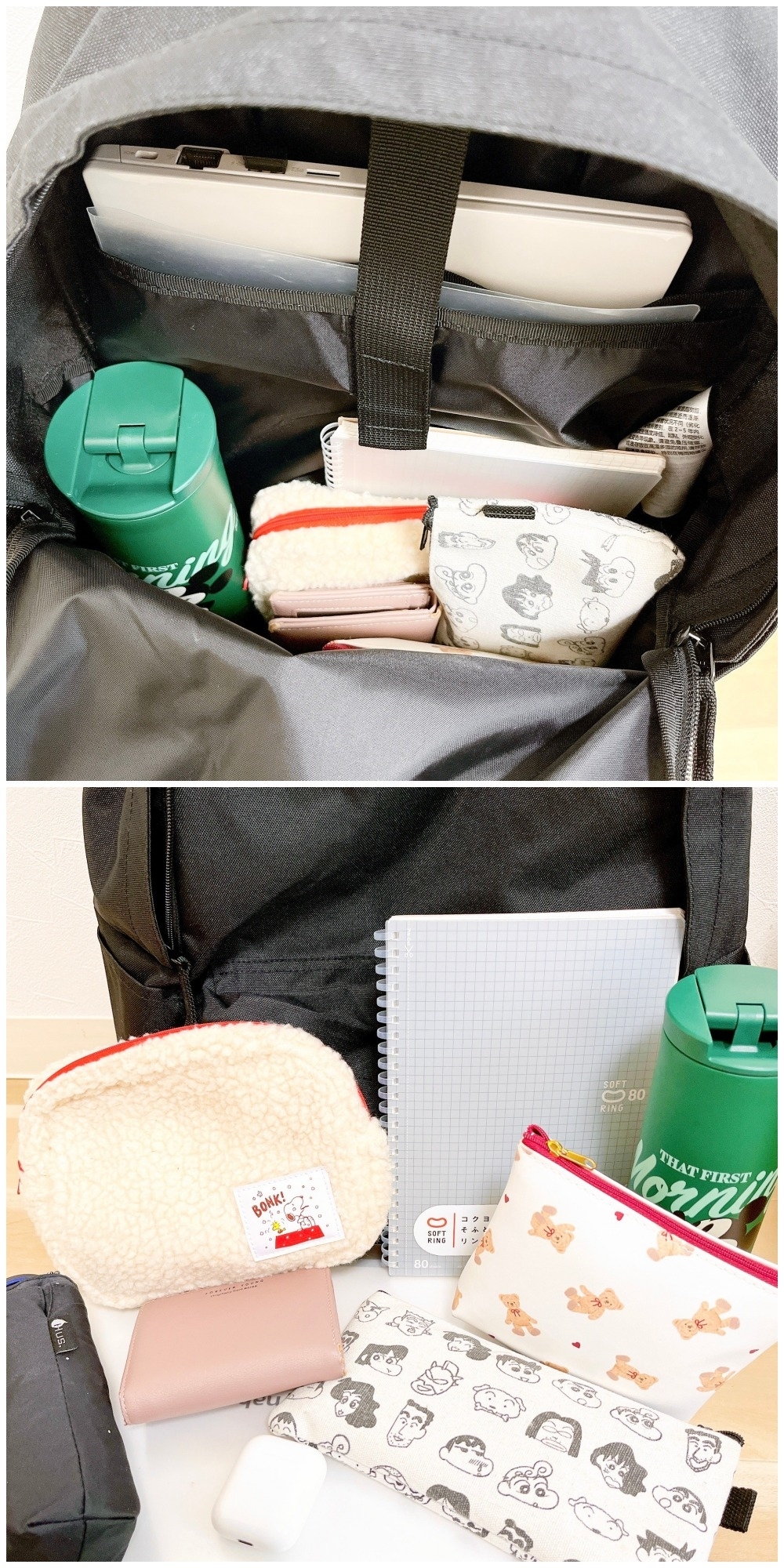 無印良品のおすすめバック「肩の負担を軽くする 撥水リュックサック」