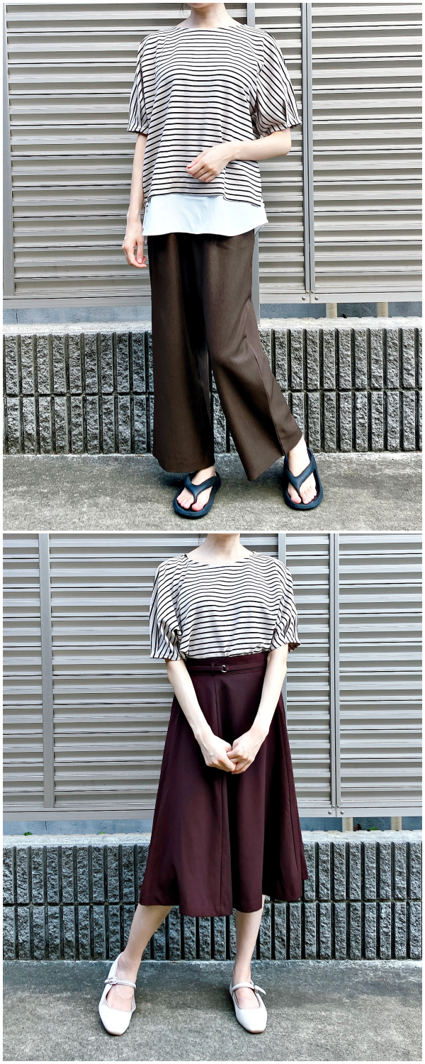 Honeys（ハニーズ）のおすすめトップス「裾レイヤード風トップス」