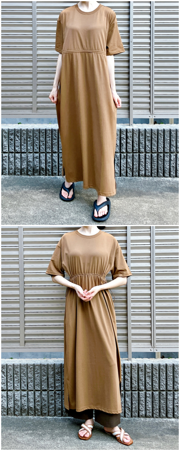 Honeys(ハニーズ)のおすすめワンピース「ドロスト使いワンピース」